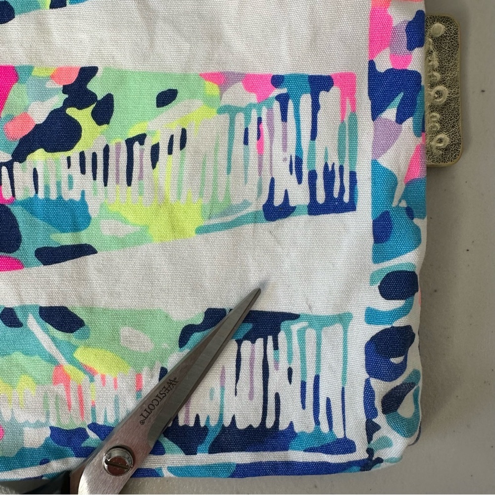Lilly Pulitzer Colorful Drawstring Cloth Bag‎ - Picture 5 of 8